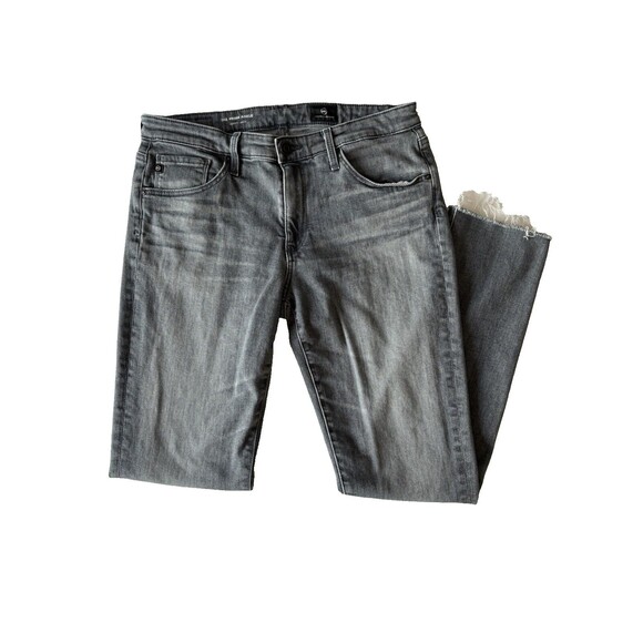 Adriano Goldschmied Jeans Womens 29 The Prima Ankle Cigarette Mid Rise Gray - Picture 1 of 11